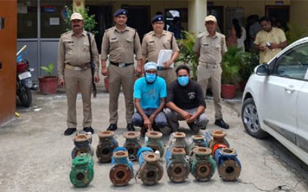 काशीपुर: किसानों की रक्षा में उठाया गया बड़ा कदम, मोटर चोरी करने वाले दो शातिर चोरों की गिरफ्तारी