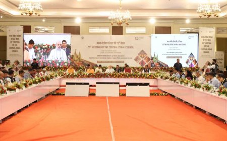 मुख्यमंत्री धामी ने मध्य क्षेत्रीय परिषद की 25वीं बैठक में राज्य के महत्वपूर्ण मुद्दों पर प्रकाश डाला