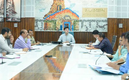 रुद्रप्रयाग में आपदा प्रबंधन की तैयारियों पर जिलाधिकारी प्रतीक जैन की महत्वपूर्ण बैठक