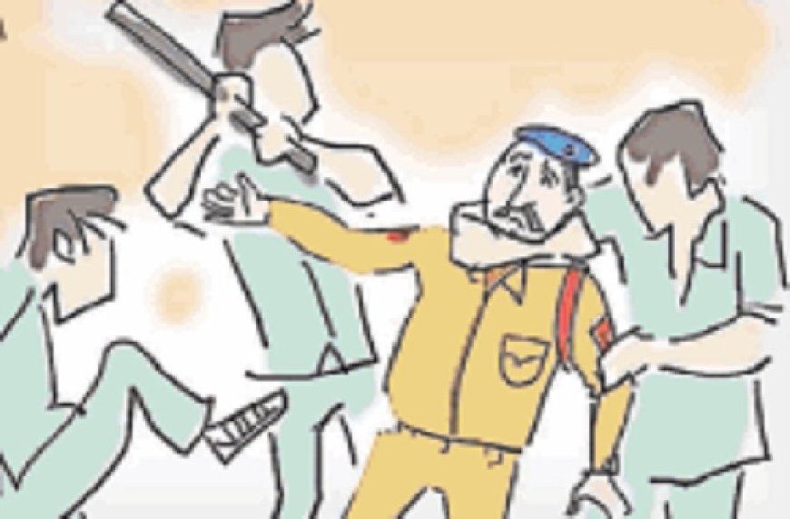 बागेश्वर : बीच—बचाव में आए पुलिस कर्मी के साथ मारपीट, 2 गिरफ्तार
