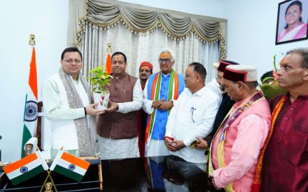 देहरादून: मुख्यमंत्री से बद्री-केदार मंदिर समिति के प्रतिनिधियों की महत्वपूर्ण मुलाकात