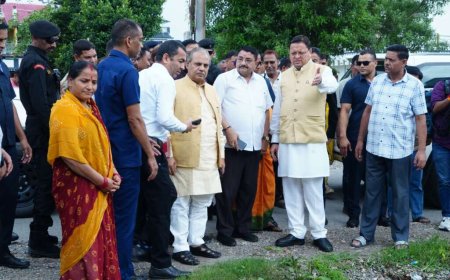 देहरादून: मुख्यमंत्री धामी ने अतिवृष्टि प्रभावित क्षेत्रों का निरीक्षण किया, स्थानीय समस्याओं का सुना हाल