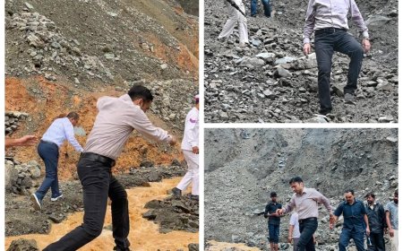 आपदा प्रबंधन में प्रशासन की तत्परता: जिलाधिकारी ने लांघा पहाड़, ग्रामीणों की बढ़ी उम्मीदें
