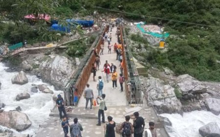Rudraprayag: रामबाड़ा में 48 मीटर स्पान पुल का निर्माण पूर्ण, श्रद्धालुओं के लिए राहत