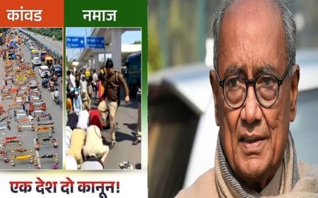 दिग्विजय सिंह का कांवड़ यात्रा पर वायरल पोस्ट, सियासी तूफान मचा