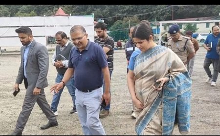 नैनीताल: जिलाधिकारी वंदना सिंह का फ्लैट्स मैदान का निरीक्षण और जल भराव समस्या का समाधान