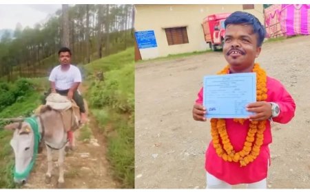 ‘3.5 फीट’ लच्छू पहाड़ी ने ऊंचे उम्मीदवारों को दी मात, BDC सदस्य बने