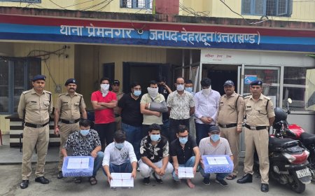 देहरादून में जंगल के बीच अवैध कसीनो का भंडाफोड़, 12 लोग गिरफ्तार