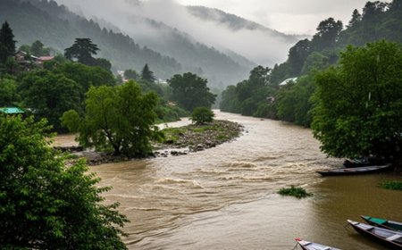 नैनीताल में भारी बारिश का अलार्म: गोला-कोसी नदियों का जल स्तर बढ़ा