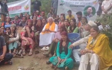 सौड़ गांव में ‘पर्यावरण के प्रति एक कदम’ अभियान की शुरुआत, ग्रामीणों ने किया पौधरोपण