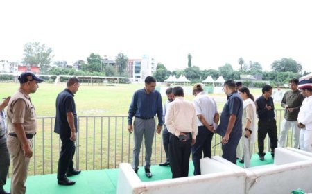 देहरादून परेड ग्राउंड में स्वतंत्रता दिवस समारोह की तैयारियाँ पूर्ण, डीएम सविन बंसल ने व्यवस्थाओं का लिया जायजा
