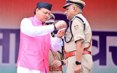 उत्तराखंड पुलिस की शान: स्वतंत्रता दिवस पर सम्मानित अधिकारी
