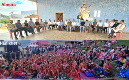 अल्मोड़ा और रानीखेत में मां नंदा देवी महोत्सव 2025 की तैयारियां तेज - एक धार्मिक उत्सव की तैयारी