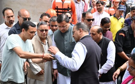 उत्तरकाशी: सीएम धामी का स्यानाचट्टी दौरा, आपदा प्रभावितों को हर संभव मदद का आश्वासन