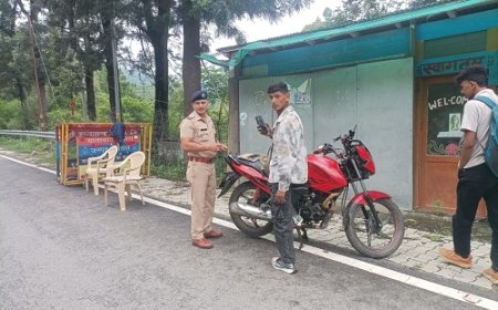क्वारब चौकी के नए इंचार्ज ने शुरू की नियमों की सख्त जांच