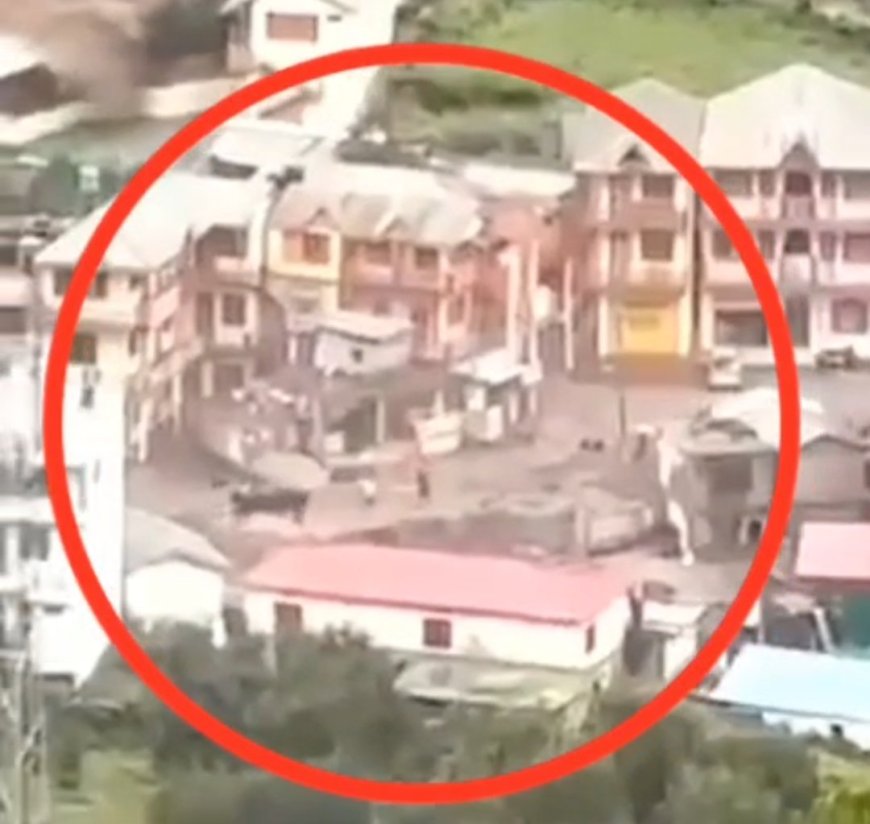 उत्तराखंड में कुदरत का कहर : धराली में बादल फटने से भारी तबाही, 70 लोग लापत, गंगोत्री हाईवे ध्वस्त