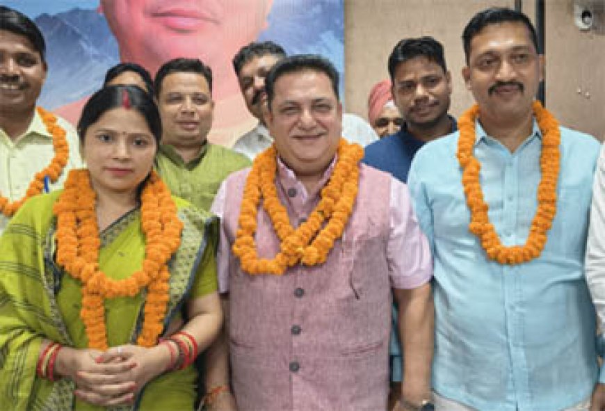 निर्विरोध ब्लॉक प्रमुख निर्वाचित हुई भाजपा प्रत्याशी चन्द्रप्रभा, मेयर बाली की रणनीति हुई कामयाब