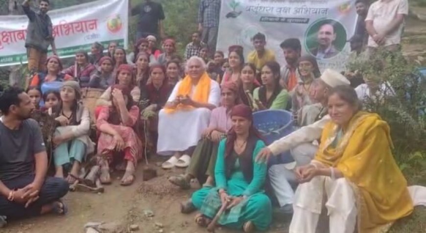 सौड़ गांव में ‘एक कदम पर्यावरण की ओर’ अभियान की शुरुआत, ग्रामीणों ने पौधरोपण