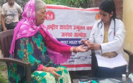 अल्मोड़ा: भाटनयालजूला में ‘टीबी हारेगा–देश जीतेगा’ मुहिम का संदेश फैलाया