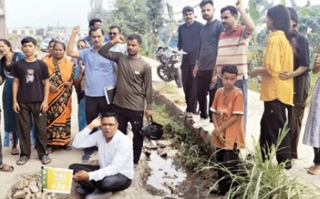 हल्द्वानी में ‘मौत के गड्ढे’: चौफुला-कठघरिया बाईपास पर धरना-प्रदर्शन की कहानी