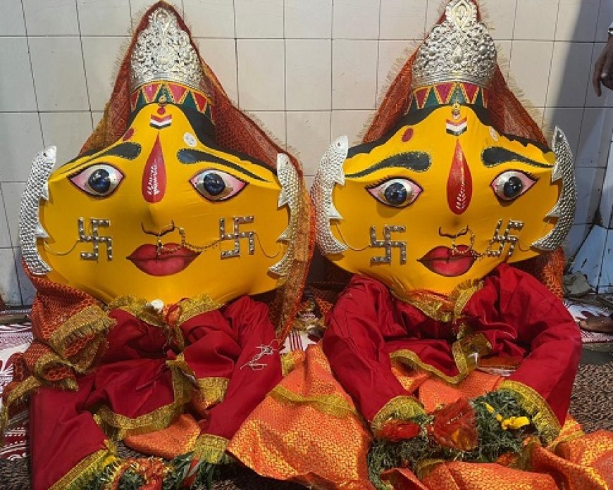 अल्मोड़ा नंदादेवी महोत्सव: मां नंदा एवं सुनंदा की भव्य प्रतिमाएं निर्मित