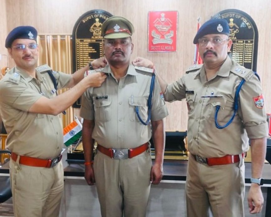 अल्मोड़ा में वंश नारायण यादव बने अग्निशमन अधिकारी, मिली तीसरी स्टार
