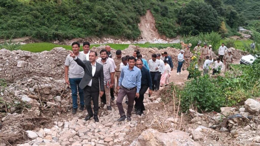 बागेश्वर: केंद्रीय टीम ने आपदा प्रभावित क्षेत्रों का किया स्थलीय निरीक्षण, जल्द आएगा विस्तृत रिपोर्ट