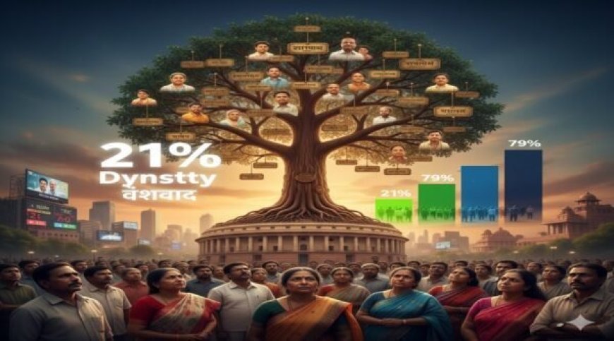 राजनीति में वंशवाद: 21% सांसद, विधायक और MLC राजनीतिक परिवारों से जुड़े