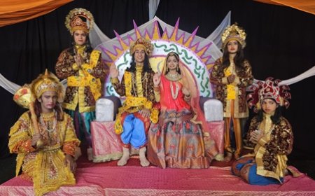 अल्मोड़ा में ऐतिहासिक नंदादेवी रामलीला का रंगारंग समापन: राम राज्याभिषेक की भव्यता