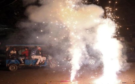 दीपावली पर वायु प्रदूषण में उछाल, पर पिछली दीपावली के मुकाबले मिली राहत