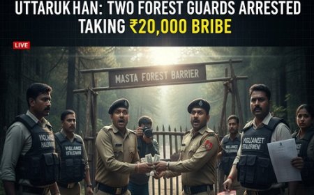 भ्रष्टाचार पर नकेल : 20 हजार रिश्वत लेते रंगे हाथ पकड़े गए दो फॉरेस्ट गार्ड
