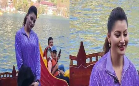 सरोवर नगरी नैनीताल पहुंची अभिनेत्री उर्वशी रौतेला- Nainital News