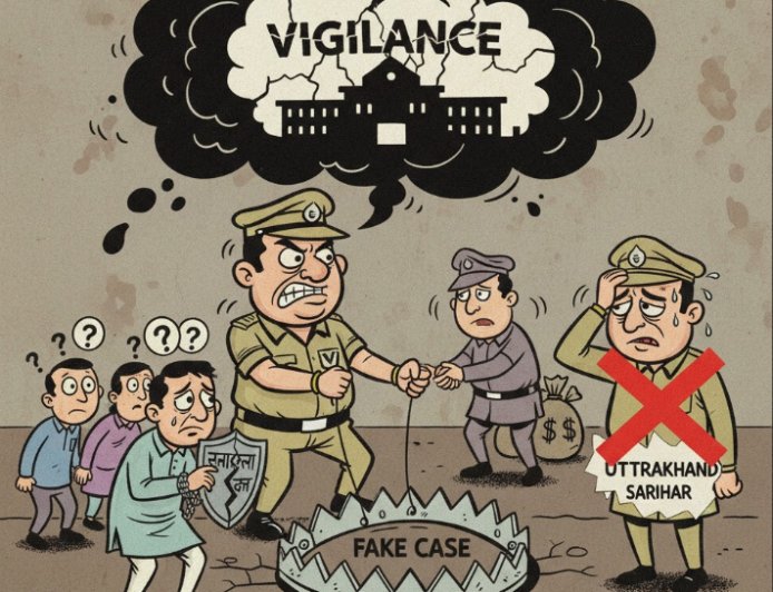 उत्तराखंड विजिलेंस बनी 'काला धब्बा': फर्जी मुकदमों की 'संस्कृति' और बड़े अधिकारियों की 'कमाई पोस्टिंग'!