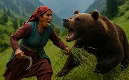 Bear Attack: भालू के हमले में महिला की दर्दनाक मौत, खौफ में ग्रामीण