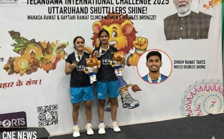 तेलंगाना इंटरनेशनल चैलेंज 2025: उत्तराखंड के शटलरों का शानदार प्रदर्शन