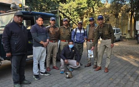 हिमालयन घुरल का अवैध शिकार करने वाले को पकड़ा