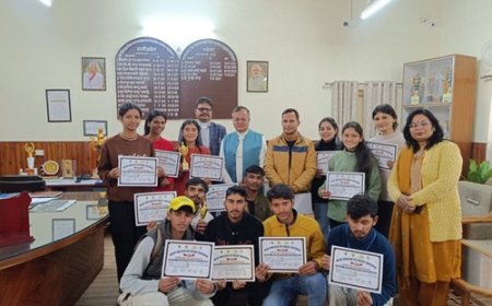 स्काउट गाइड्स रोवर रेंजर्स समागम: रानीखेत महाविद्यालय का शानदार प्रदर्शन