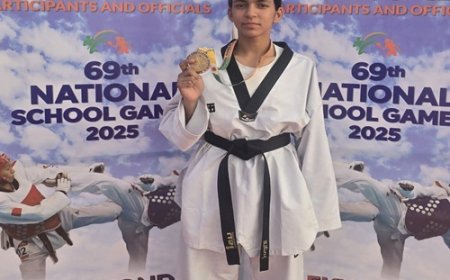 बागेश्वर की बेटी स्नेहा धामी ने राष्ट्रीय विद्यालयी ताइक्वांडो में जीता ‘स्वर्ण’