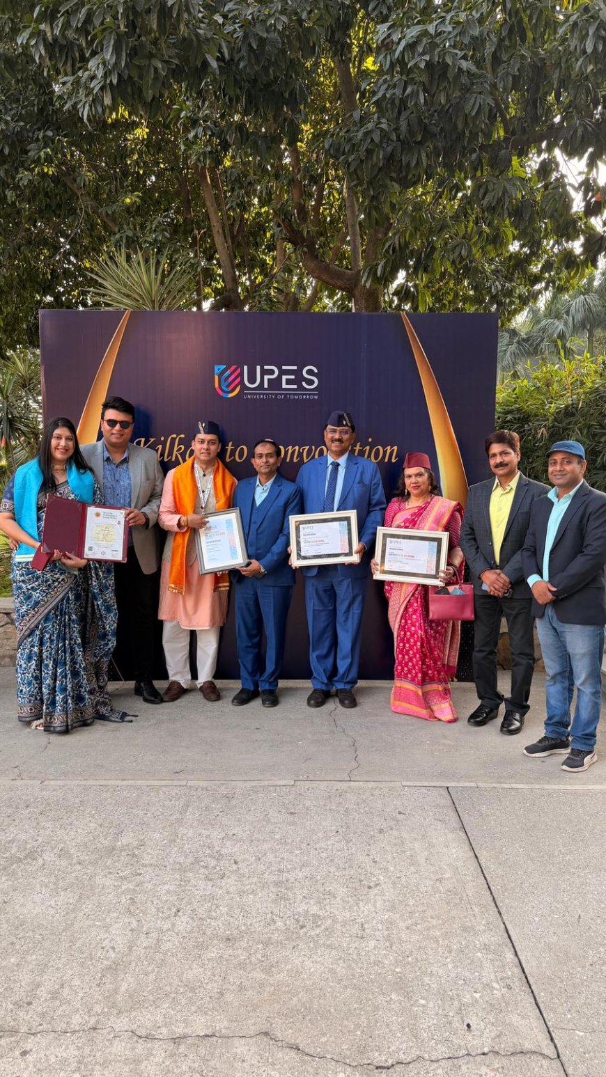 शिखा ध्यानी को मिली डायरेक्टर की उपाधि, शशांक ध्यानी ने जीते दो सिल्वर मेडल व डीन्स मेरिट लिस्ट अवार्ड