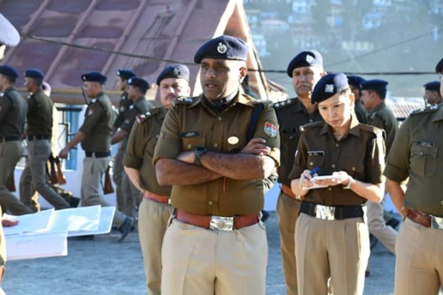 तंदुरुस्त जवान, दुरुस्त पुलिसिंग: SSP नैनीताल ने ली दमदार साप्ताहिक परेड