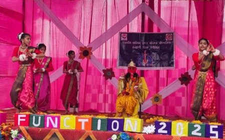 हल्द्वानी: राजकीय बालिका इंटर कॉलेज चोरगालिया के प्रथम वार्षिकोत्सव सृजन में रही लोक संस्कृति की धूम