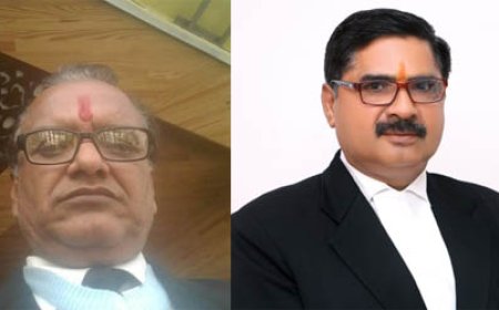 काशीपुर : बार की सरकार के गिरजेश खुल्बे बने अध्यक्ष यशवंत चौहान सचिव