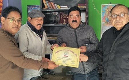 रानीखेत: यतीश रौतेला बने देवभूमि उद्योग व्यापार मंडल के जिलाध्यक्ष