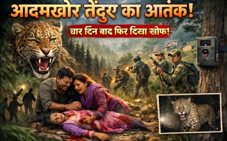 फिर लौटा वो खूनी तेंदुआ! धारी ब्लॉक में रोंगटे खड़े करने वाली आहट