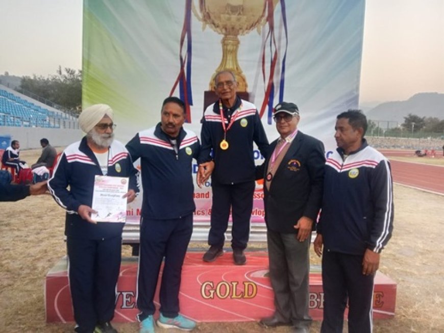 गजब : 90 + आयु के लक्ष्मण सिंह ऐठानी ने मास्टर्स एथलेटिक में जीते 3 स्वर्ण