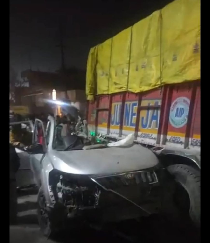ऋषिकेश में भीषण सड़क हादसा, ट्रक से टकराई एक्सयूवी के परखच्चे उड़े, 04 युवकों की मौत