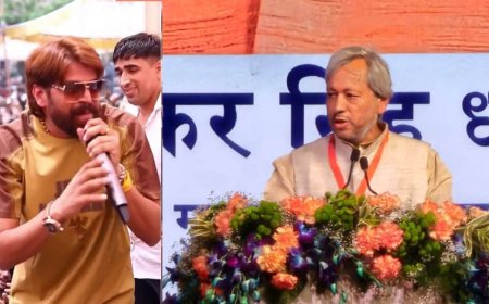 हरियाणवी सिंगर मासूम शर्मा के विवाद पर पूर्व CM तीरथ का कड़ा बयान, फूहड़ता को बताया पैसों की लूट