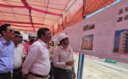 उधम सिंह नगर: मुख्य सचिव आनंद बर्धन का निर्माणाधीन एम्स सैटेलाइट सेंटर का स्थलीय निरीक्षण