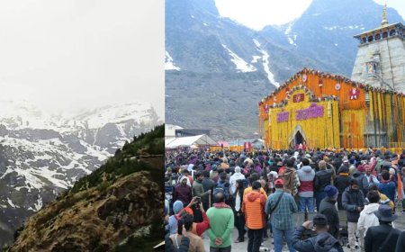 चारधाम यात्रा में श्रद्धालुओं की बड़ी भीड़, 1.10 लाख ने केदारनाथ के दर्शन, बदरीनाथ में मौसम में बदलाव