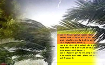 पिथौरागढ़ में मौसम चेतावनी: सभी विभागों को हाई अलर्ट पर रहने के निर्देश